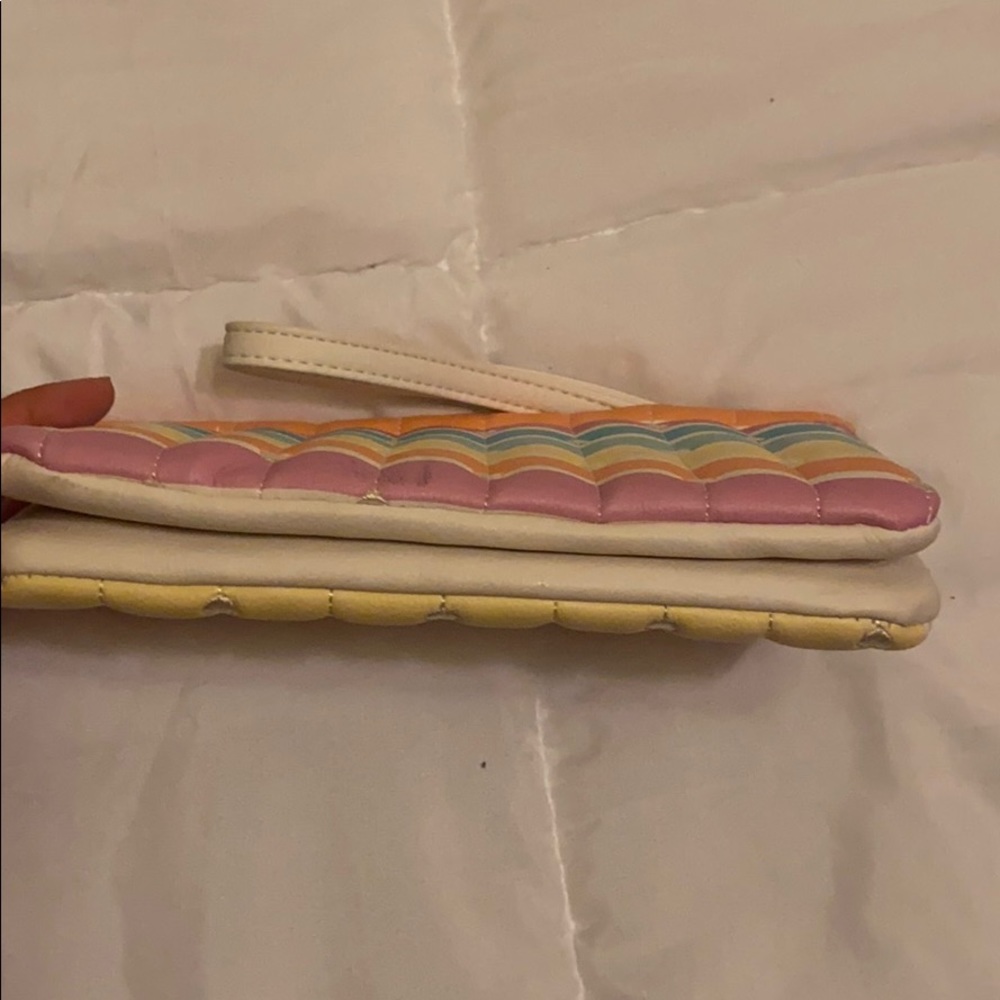 New Betsey Johnson puffy bow pink wallet - Picture 3 of 5
